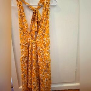 Floral Halter Romper